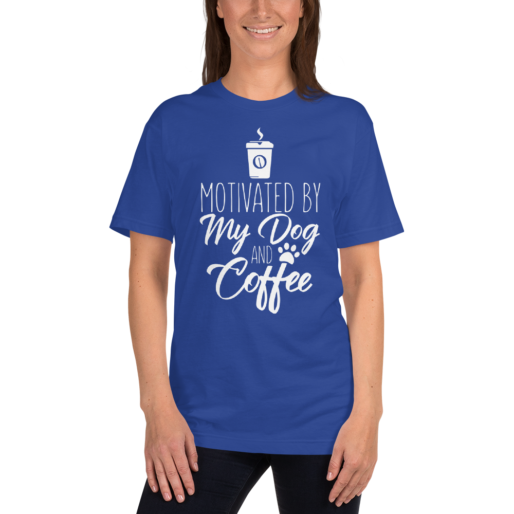 Motivated By My Dog Coffee T-Shirt