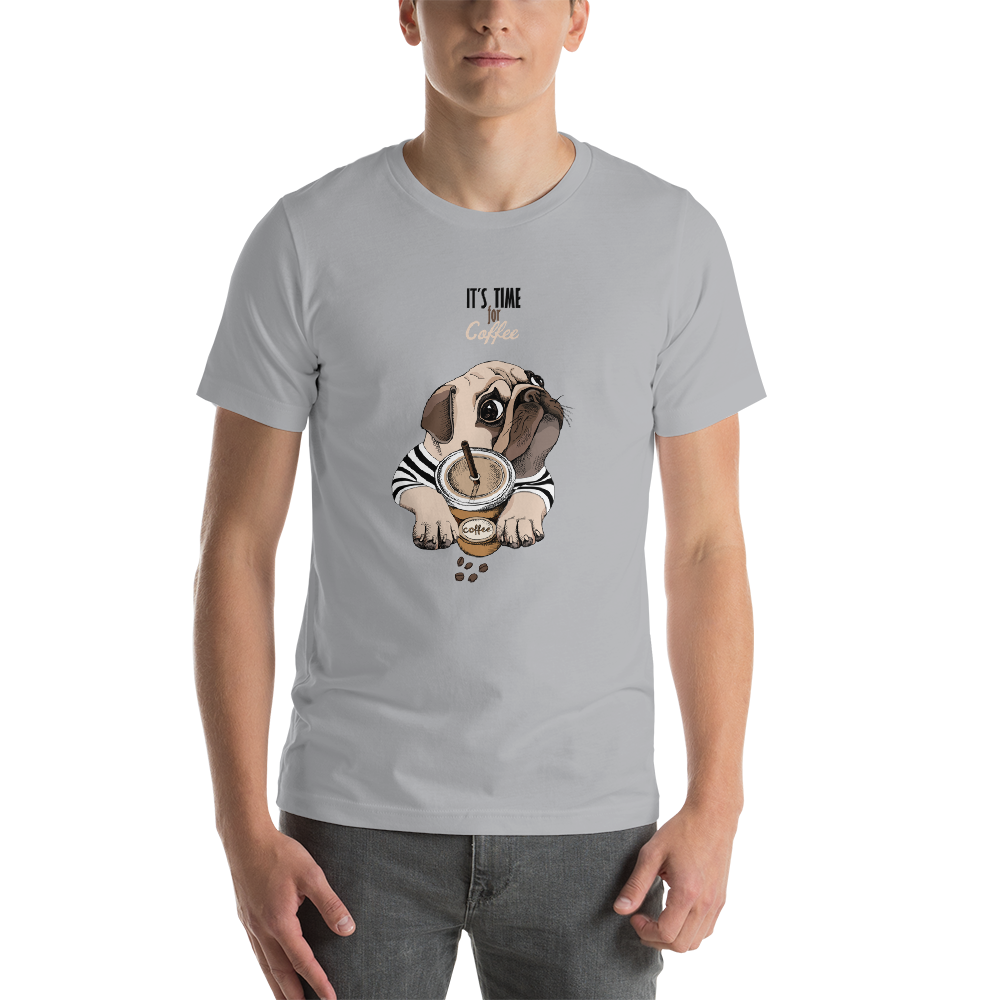 It's coffee time. New and cool Unisex t-shirt for you. Short-Sleeve.