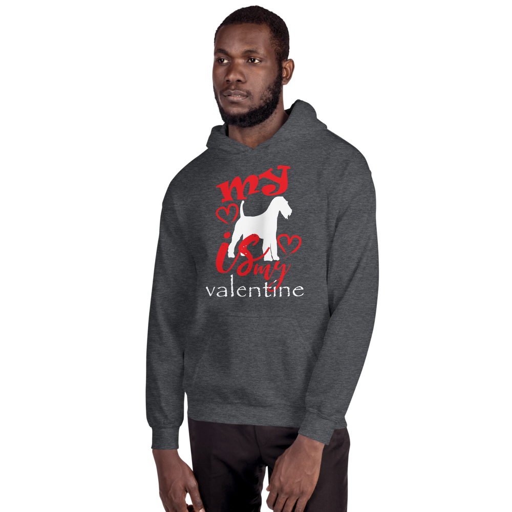 My Dog is my valentine Hoodie
