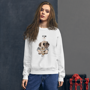 It's coffee time. A warm and nice to wear Unisex Sweatshirt for you.