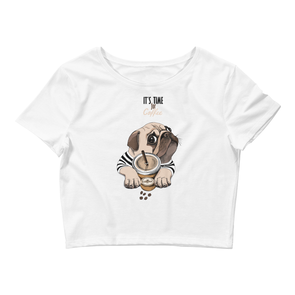 Women’s Crop Tee. Coffee time