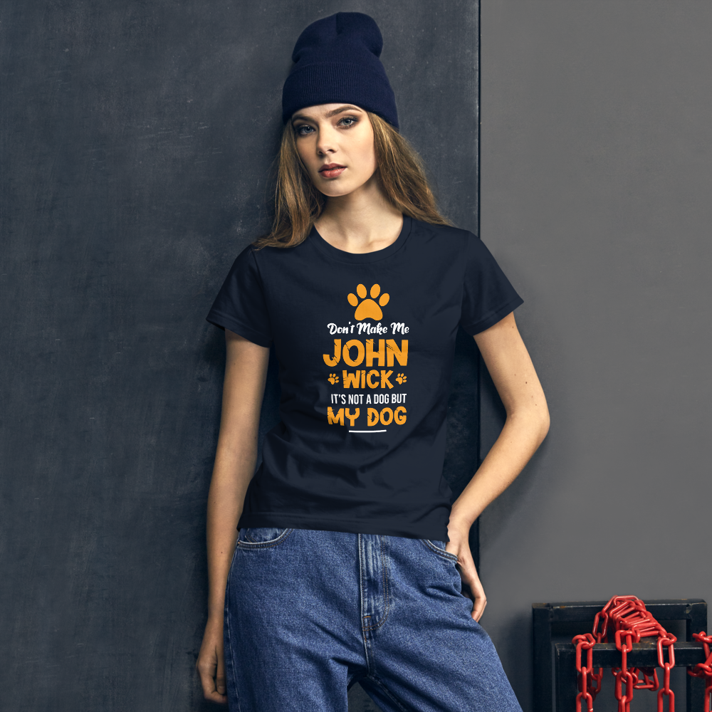 Don't make me john wick short sleeve t-shirt