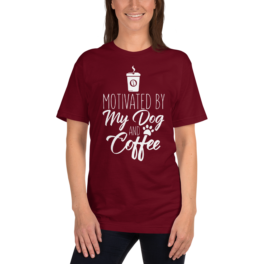 Motivated By My Dog Coffee T-Shirt
