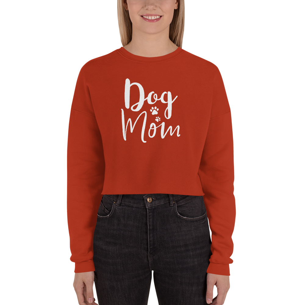 Dog Mom Crop Sweatshirt