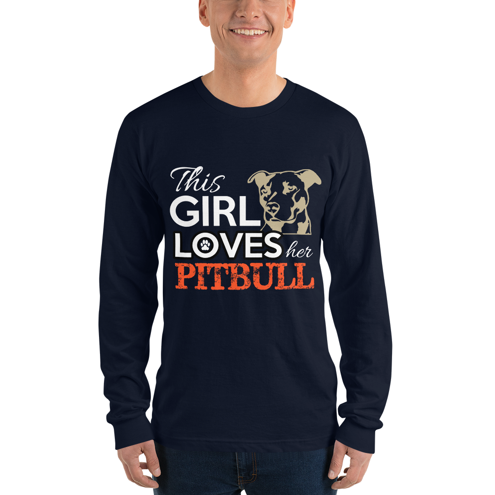 This Girl Loves Het Pitbull Long sleeve t-shirt