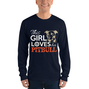 This Girl Loves Het Pitbull Long sleeve t-shirt