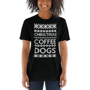 Christmas Coffee Dogs T-shirt