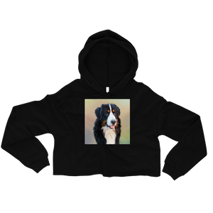 Your Funny Dog. Crop Hoodie for women