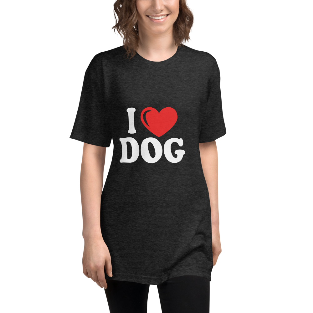 I Love Dog Track Shirt