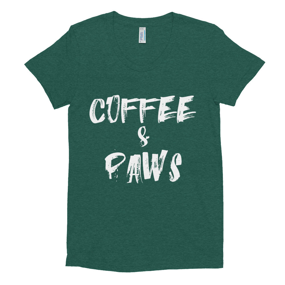 Coffee Paws Neck T-shirt