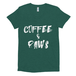 Coffee Paws Neck T-shirt