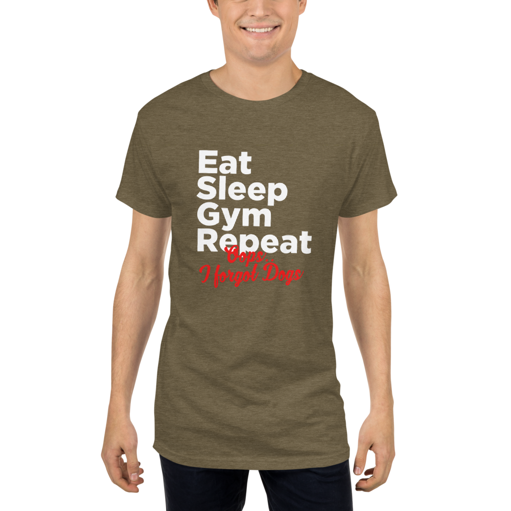 Eat Sleep Gym Repeat Urban Tee