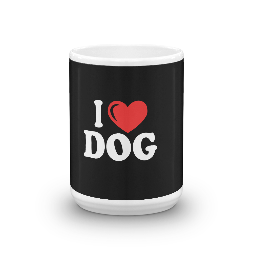 I Love Dog Mug