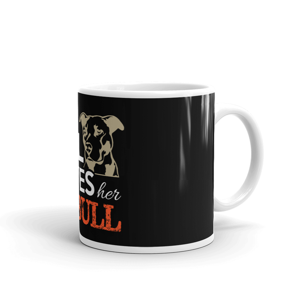 The Girl Loves Pitbull Mug