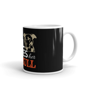 The Girl Loves Pitbull Mug