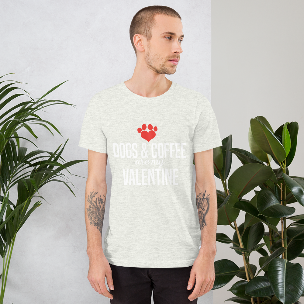 Dogs & Coffee Are My Valentine T-Shirt