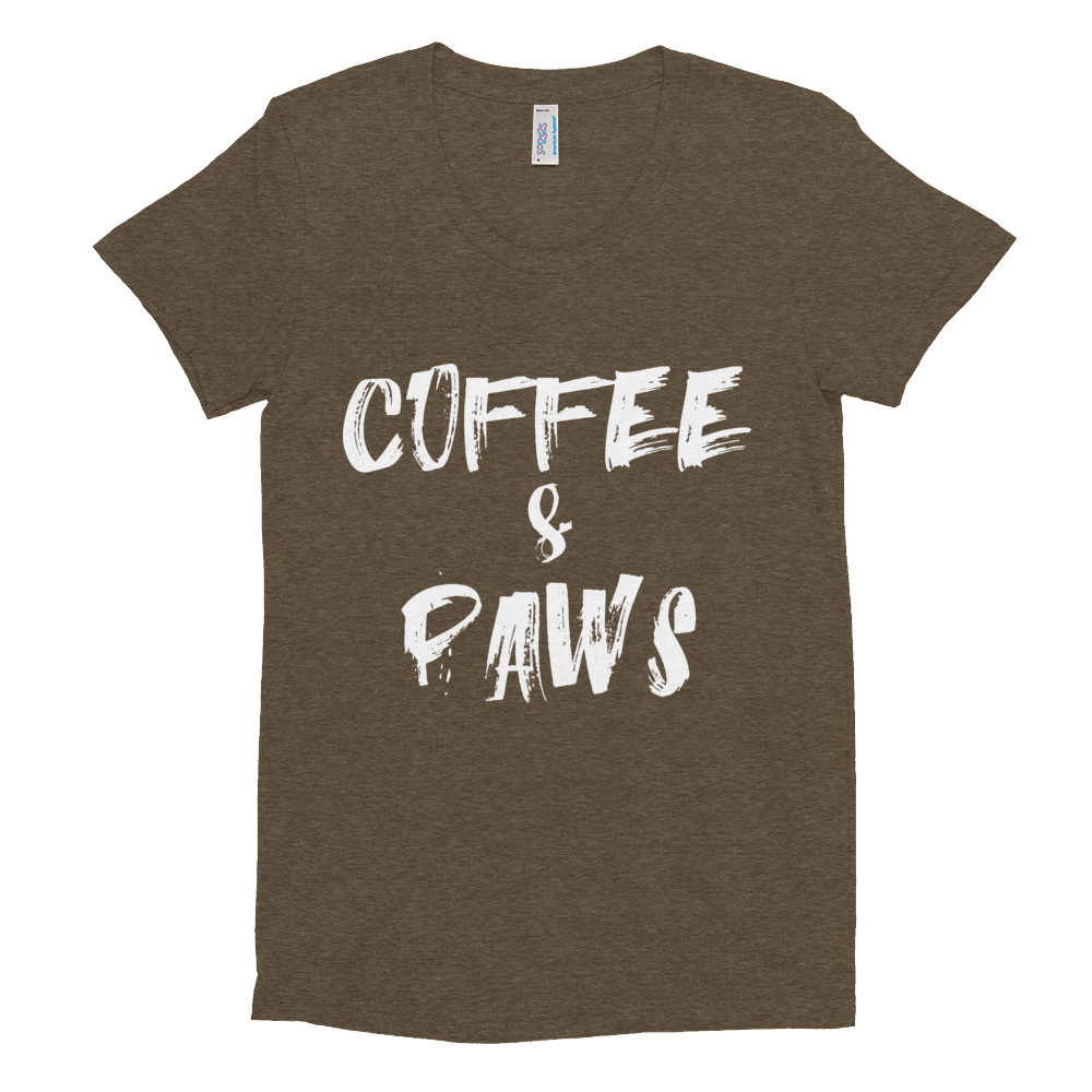 Coffee Paws Neck T-shirt