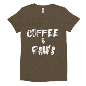 Coffee Paws Neck T-shirt