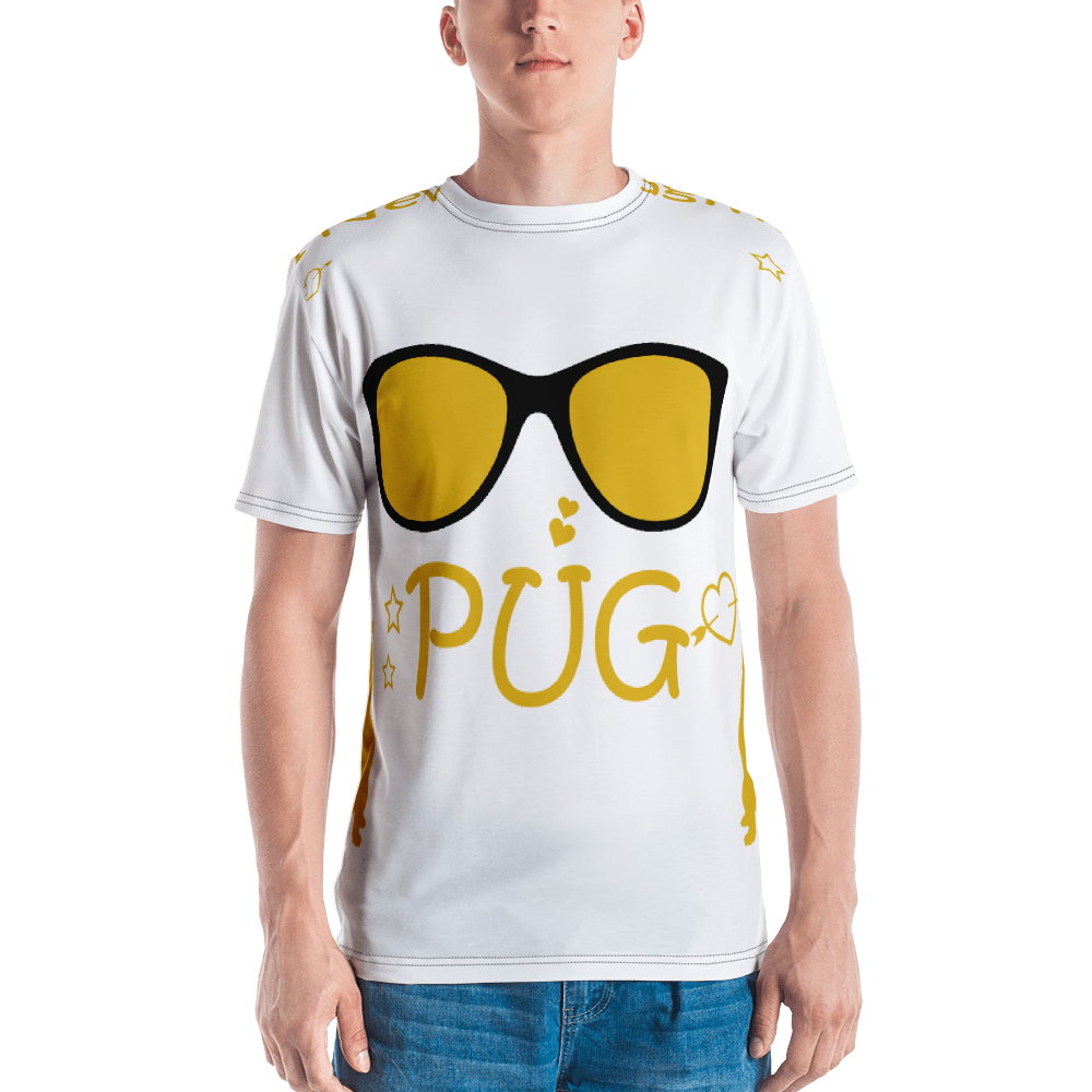 I Never Imagined Super coll pug Owner Men's T-shirt