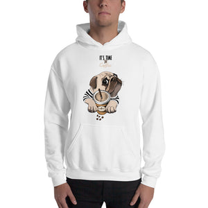 "It's coffee time"  A warm and nice to wear Unisex Hoodie for you.