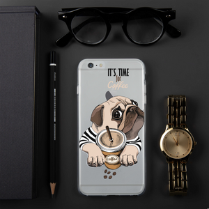 "It's coffee time". iPhone Case for a gift or you personally