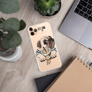 "It's coffee time". iPhone Case for a gift or you personally