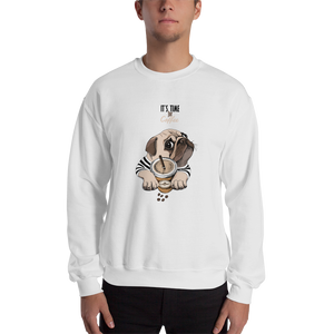 It's coffee time. A warm and nice to wear Unisex Sweatshirt for you.