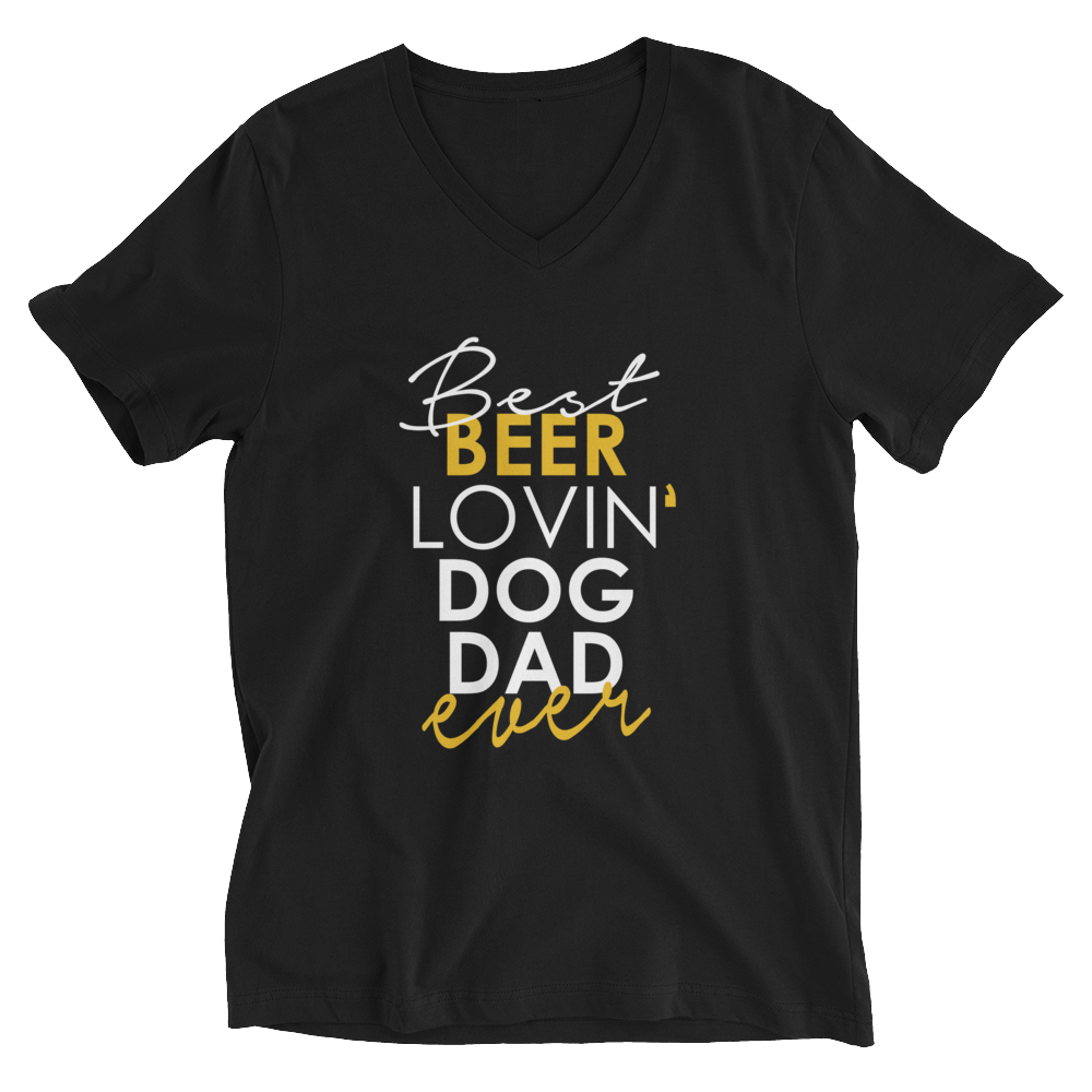 Best Beer loving Dog Dad Unisex  T-Shirt