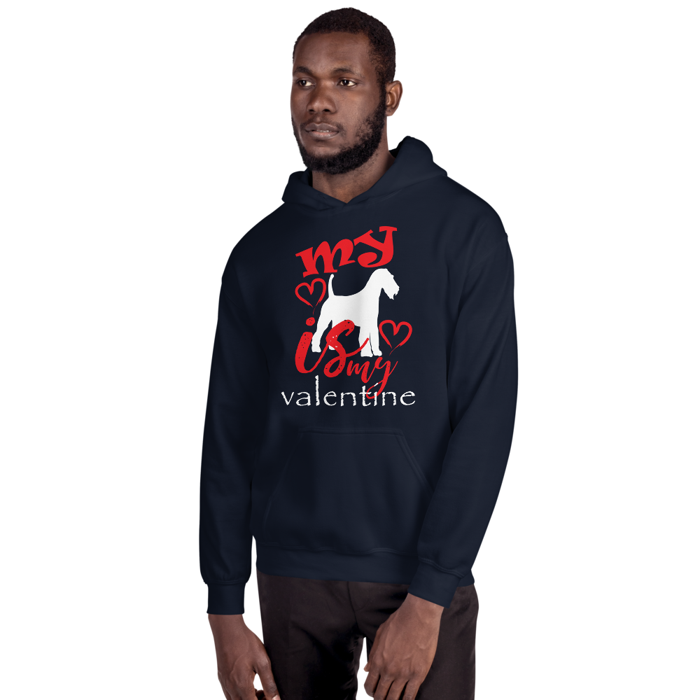 My Dog is my valentine Hoodie