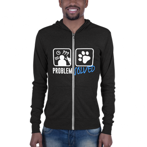 Problem Solved Unisex zip hoodie