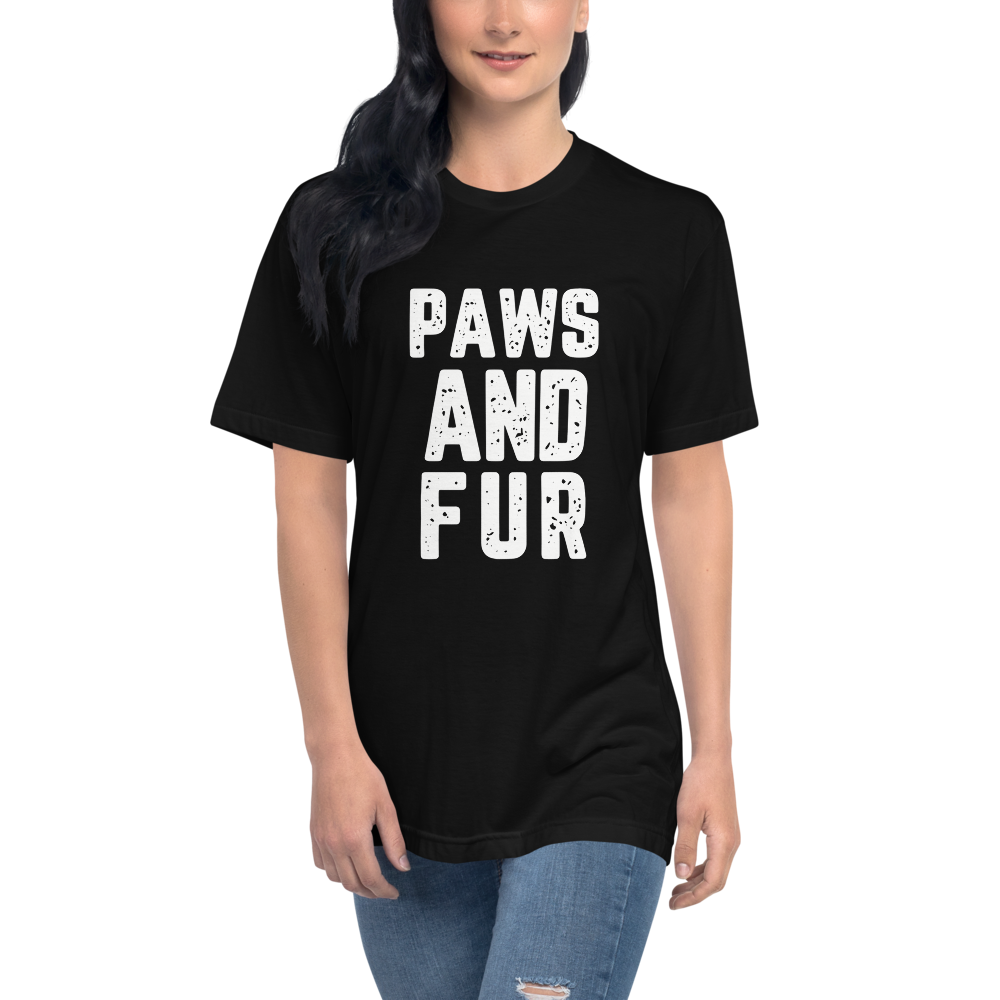 Paws And Fur Crew Neck Tee