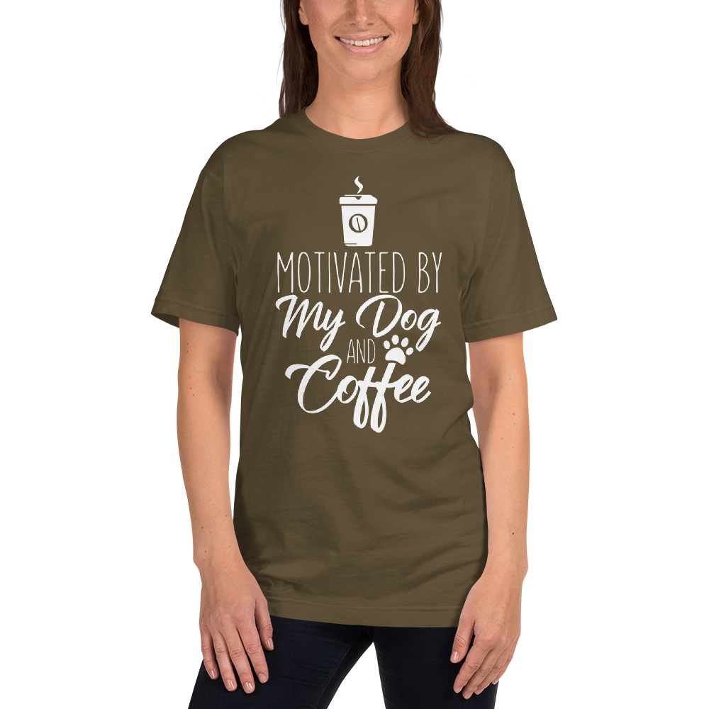 Motivated By My Dog Coffee T-Shirt