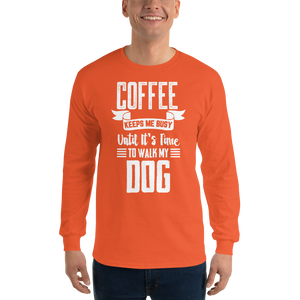 Coffee Keeps me busy untill it's Time to walk my dog T-Shirt