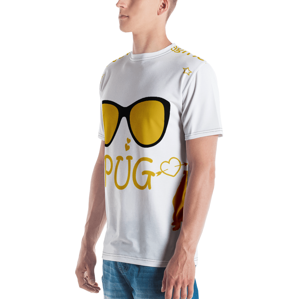 I Never Imagined Super coll pug Owner Men's T-shirt