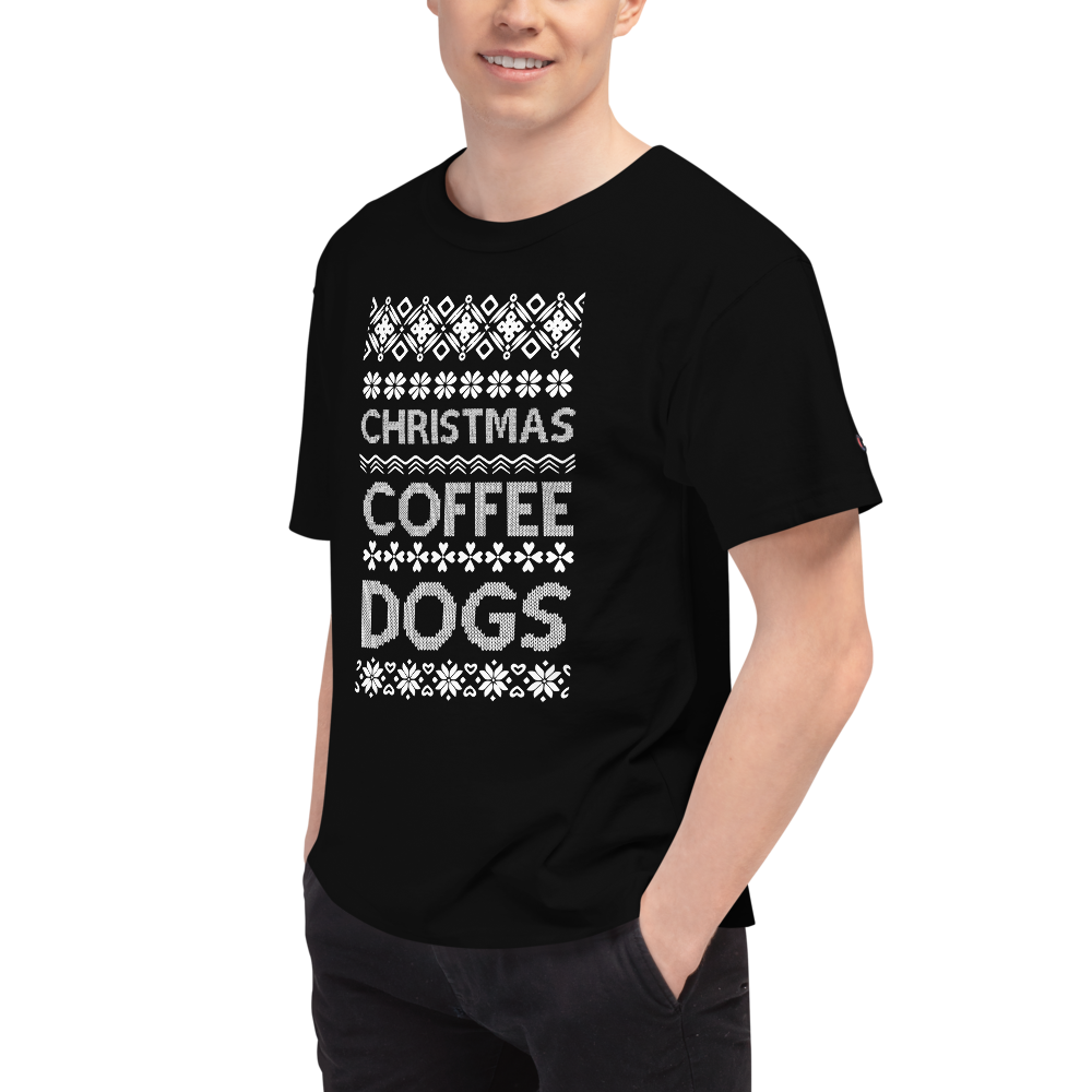 Christmas Coffee Dogs T-Shirt