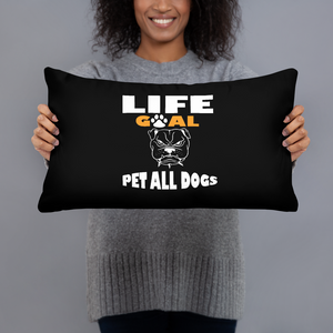 Life Goal Pet All Dogs Pillow