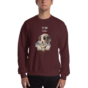 "It's coffee time." A warm and nice to wear Unisex Sweatshirt for you.