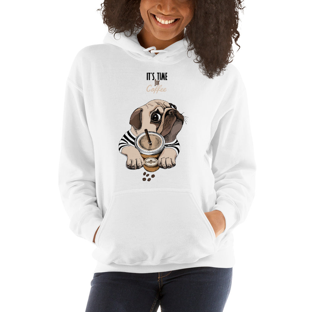 "It's coffee time"  A warm and nice to wear Unisex Hoodie for you.