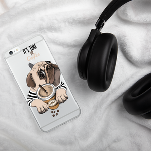 "It's coffee time". iPhone Case for a gift or you personally