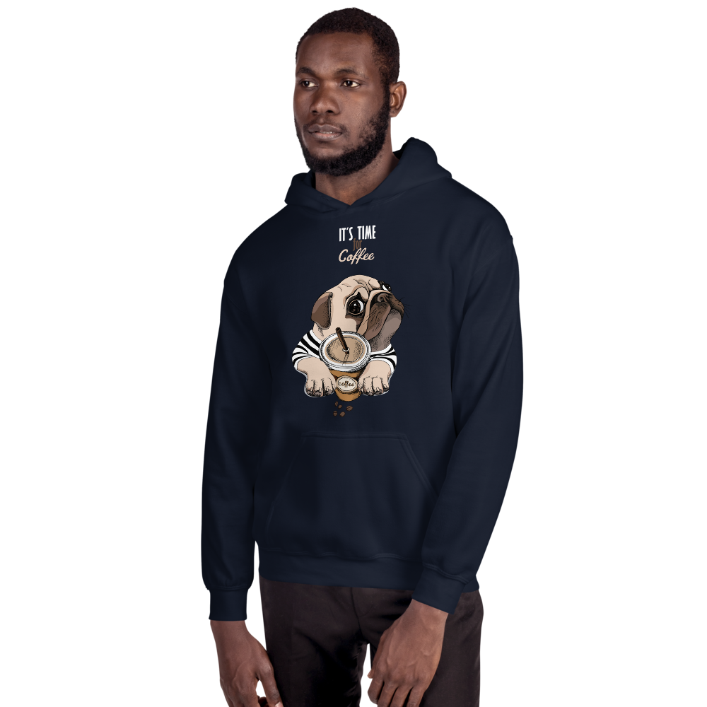 "It's coffee time" A warm and nice to wear Unisex Hoodie for you.