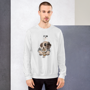 It's coffee time. A warm and nice to wear Unisex Sweatshirt for you.