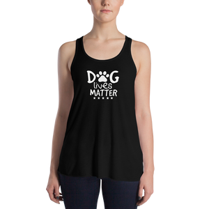 Dog Lives Matter Flowy Racerback Tank