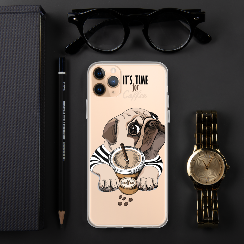 "It's coffee time". iPhone Case for a gift or you personally