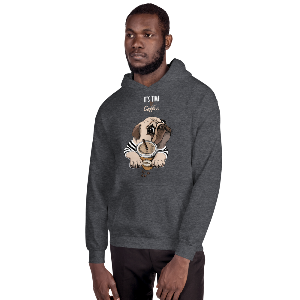 "It's coffee time" A warm and nice to wear Unisex Hoodie for you.