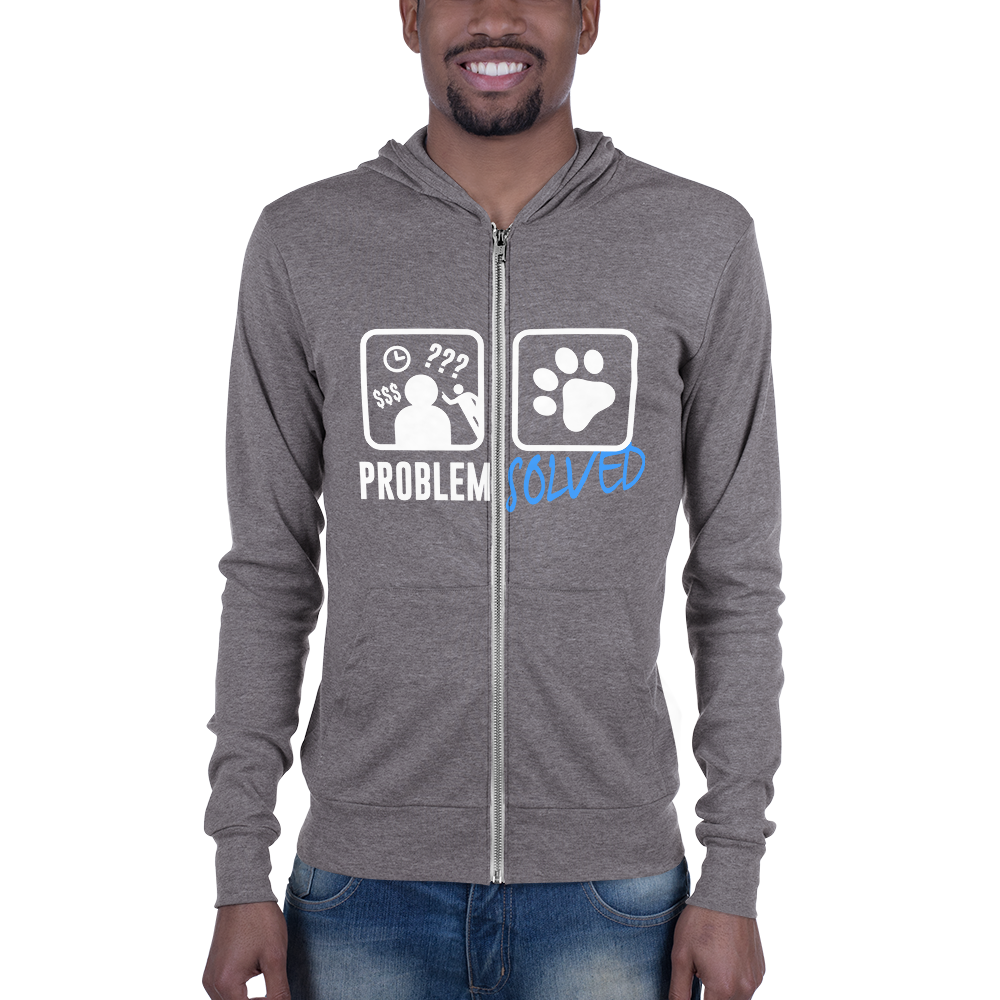 Problem Solved Unisex zip hoodie