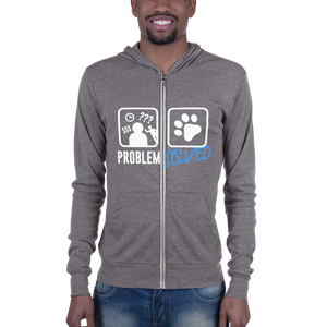 Problem Solved Unisex zip hoodie