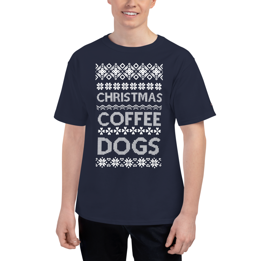 Christmas Coffee Dogs T-Shirt