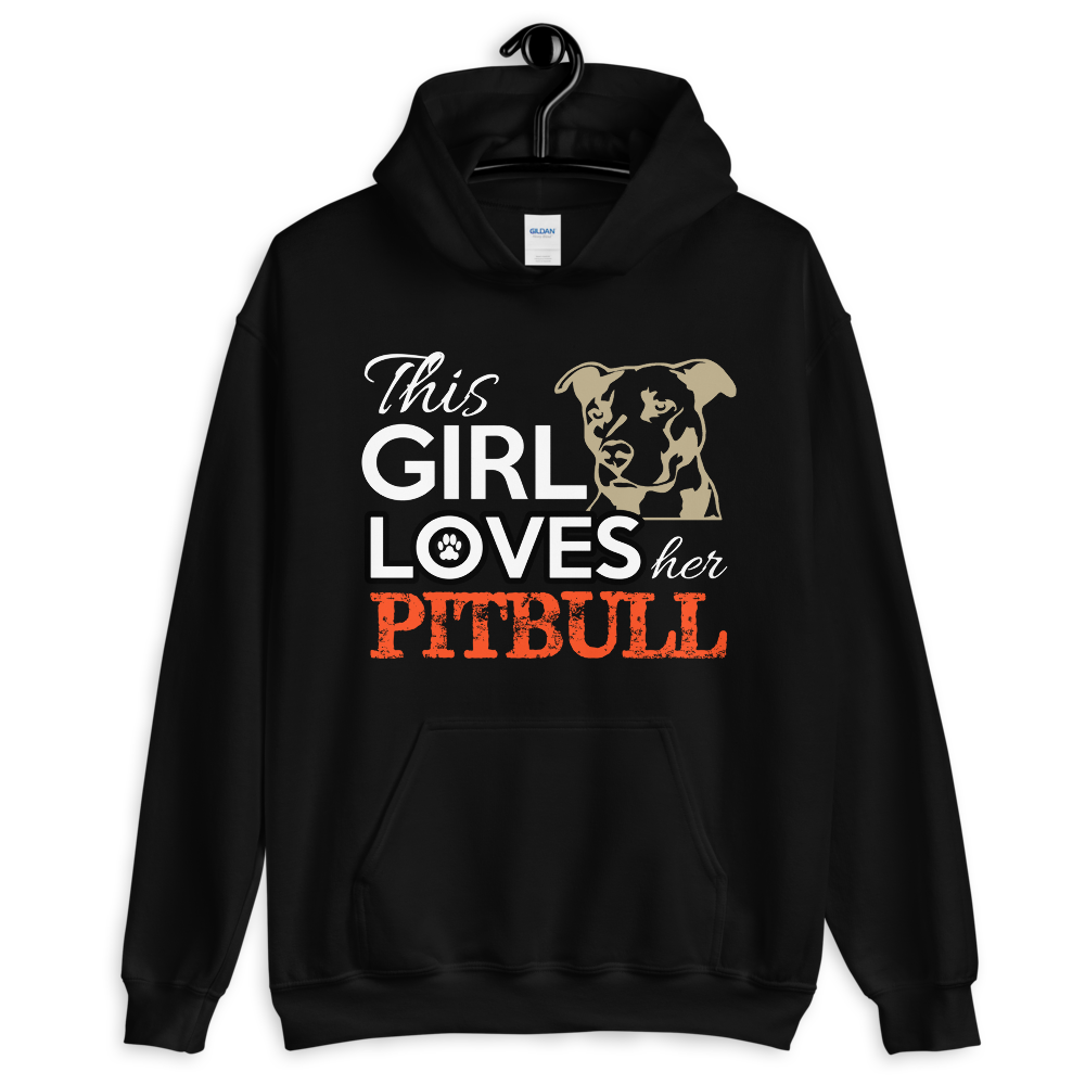 This Girl Lovers het Pitbull Hoodie