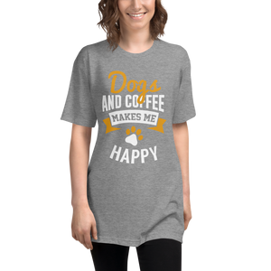 Dogs And Coffee Makes Me Happy Shirt