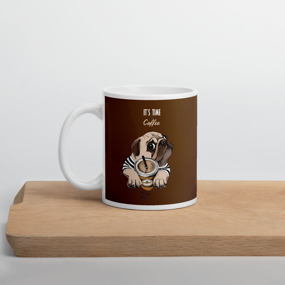 Mug. "It's coffee time" Cooll Mug for a gift or you personally.